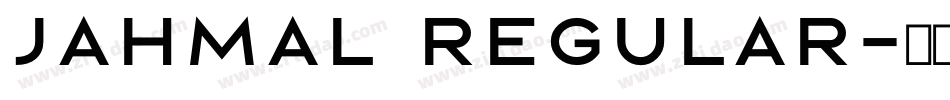 JAHMAL Regular字体转换